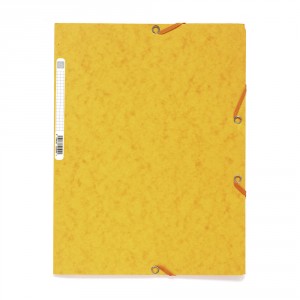 Chemise à élastiques 3 rabats JAUNE (JPII)