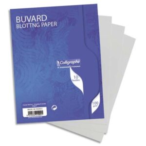 Sachet de 10 buvards 16X21cm
