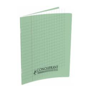 Cahier d'écriture 17X22 32P 3mm VERT