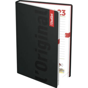 Agenda l'Etudiant couverture PVC ouatinée Noir 150X200 1jour/page 352p -Hamelin-