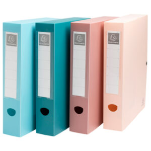 Boites de classement à pression dos 60 A4 - SKANDI - 4 couleurs assorties