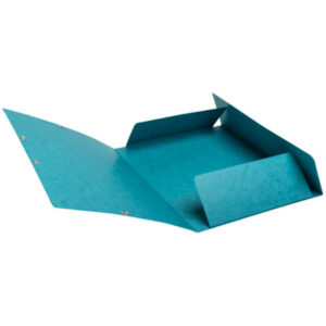 Chemise 3 rabats + élastique A4 Bleu pacifique - SKANDI -