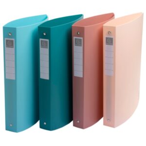 Classeurs A4 Maxi - SKANDI - 4 couleurs assorties