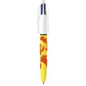Bille 4 couleurs Crabe Jaune - Bic