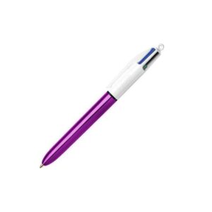 Bille 4 couleurs corp métal Violet - Bic -