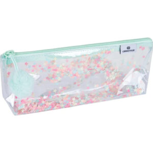 Trousse triangle couleurs confettis - Oberthur -