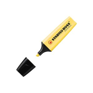 Surligneur Boss pastel crème de jaune - Stabilo