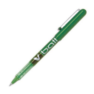Roller V-BALL encre liquide pointe fine 05 vert - Pilot -
