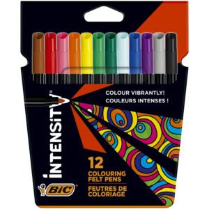 Pochette de 12 feutres Intensity - Bic -