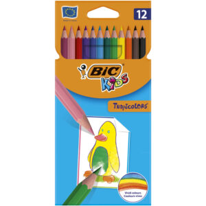 Pochette 12 crayons de couleur Tropcolors - Bic -
