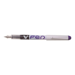 Plume V-PEN effaçable pointe moyenne Violet - Pilot -