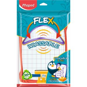 Kit ardoise blanche incassable décorée - Maped