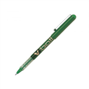 Roller V-BALL encre liquide pointe moyenne 07 vert - Pilot -