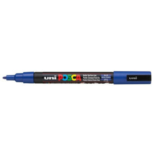 Marqueur couleur Bleu Foncé pointe fine PC-3M - Posca -