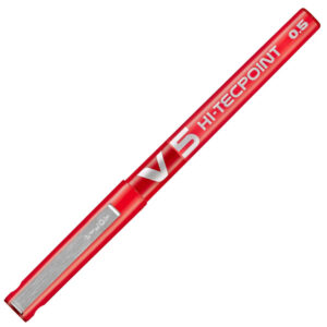 Roller Hi-Tecpoint V5 encre liquide pointe fine 05 rouge - Pilot -