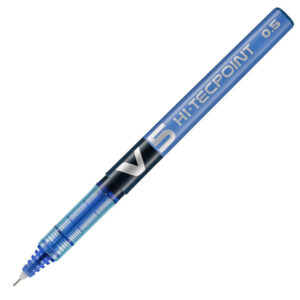 Roller Hi-Tecpoint V5 encre liquide pointe fine 05 bleu - Pilot -