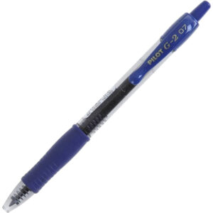 Roller G-2 rétractable pointe moyenne 07 Bleu - Pilot -