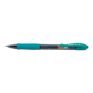 Roller G-2 rétractable pointe moyenne 07 turquoise - Pilot -
