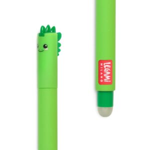 Stylo effaçable vert Dinosaure - Legami -