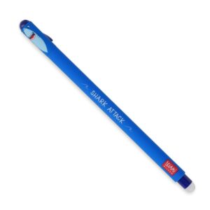 Stylo effaçable bleu Requin - Legami -