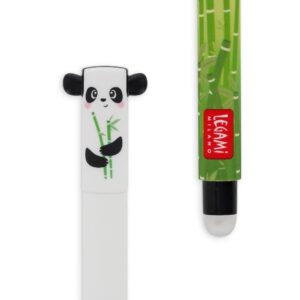 Stylo effaçable noir Panda - Legami -