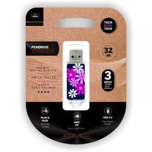 Clé USB 32GO modèles assortis TECH ONE TECH