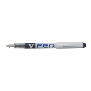 Plume V-PEN effaçable pointe moyenne bleu - Pilot -