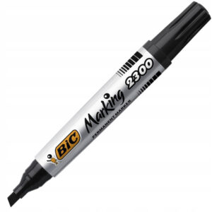 Marqueur 2300 noir pointe biseautée - Bic -