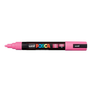 Marqueur couleur Rose pointe moyenne PC-5M - Posca -