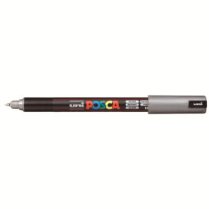 Marqueur couleur Argent Métallique pointe extra-fine PC-1MR - Posca -