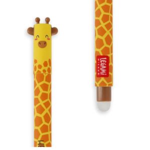 Stylo effaçable noir Girafe - Legami -