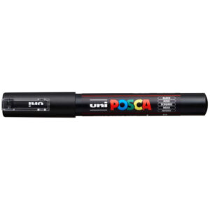 Marqueur couleur Noir pointe extra-fine - Posca -