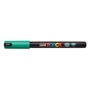Marqueur couleur Vert Foncé pointe extra-fine PC-1MR - Posca -