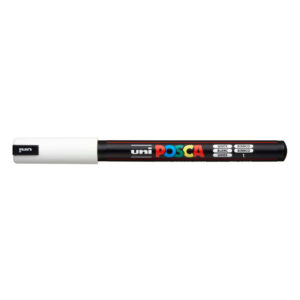 Marqueur Couleur Blanc pointe extra-fine PC-1MR - Posca -