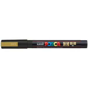 Marqueur couleur Or pointe fine PC-3M - Posca -