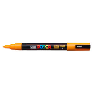 Marqueur couleur Orange pointe fine PC-3M - Posca -