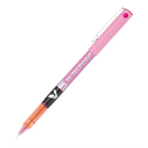 Roller Hi-Tecpoint V5 encre liquide pointe fine 05 rose - Pilot -