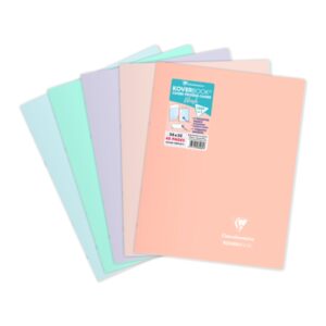 Cahier Koverbook Blush 24x32cm 48 pages grands carreaux couverture opaque bicolore - Assortis