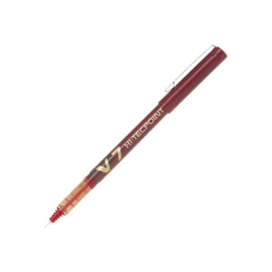 Roller Hi-Tecpoint V7 encre liquide pointe moyenne 07 rouge - Pilot -