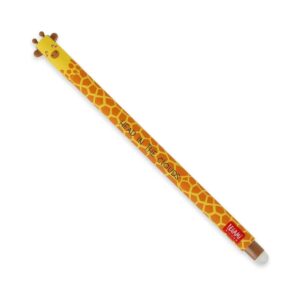 Stylo effaçable noir Girafe - Legami -