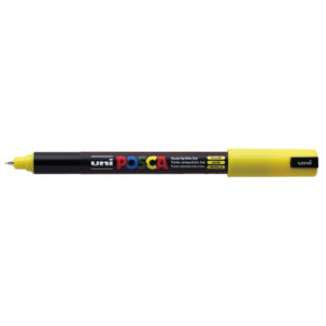 Marqueur couleur Jaune pointe extra-fine PC-1MR - Posca -