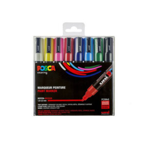 Pochette 8 marqueurs couleurs basiques pointe moyenne - Posca -
