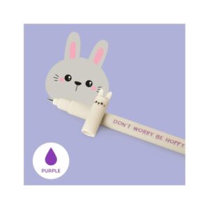 Stylo effaçable violet Lapin - Legami -