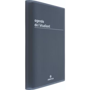 Agenda 1 jour Boréal noir - Oberthur -