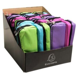 Trousse rectangle 3 compartiments - Exacompta -