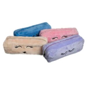 Trousse rectangulaire fourrure, 3 coloris - Exacompta -