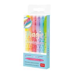 6 surligneurs effaçables Legami Magic Highlighters