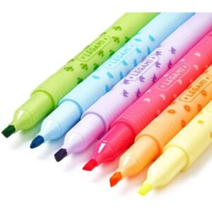 6 surligneurs effaçables Legami Magic Highlighters