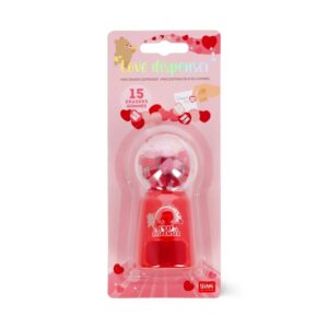 Mini distributeur de gomme cœur Legami