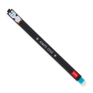 Stylo effaçable Turquoise Pingouin - Legami -